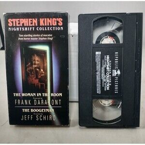 Stephen King Nightshift Collection Woman in the Room & Boogeyman VHS - Tested